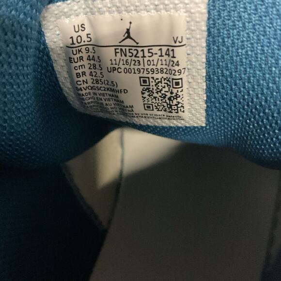 Jordan 1 Mid SE Industrial Blue White Men’s Size 9.5 FN5215-141 - Picture 5 of 6